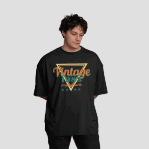 Camiseta Oversize Vintage Triangulo