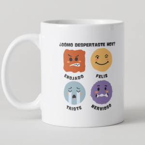 Taza sentimientos y emociones