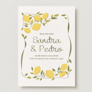 Invitación Limones