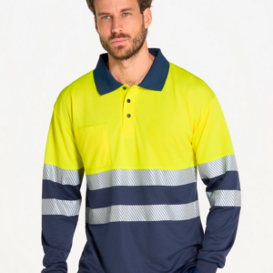 Polo Manga Larga Fluor