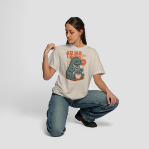 Camiseta Oversize Dino Ramen